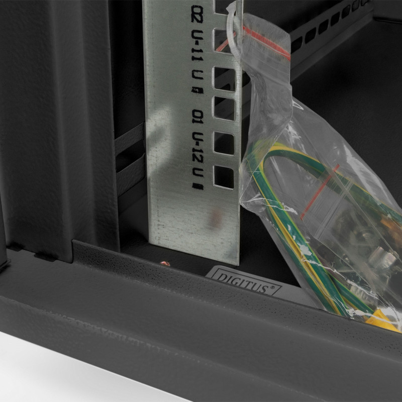 Digitus Wall Mounting Cabinets Dynamic Basic Series | DN-19 07-U-EC-SW | 38.9 x 60 x 45 cm | Black