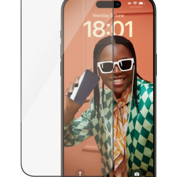 PanzerGlass | Ekrāna aizsargstikls | Apple | iPhone 15 Pro Max | Stikls | Caurspīdīgs | Plaša pārklājuma, Skrāpējumiem izturīgs, Kritienu aizsardzība, Iekļauts EasyAligner