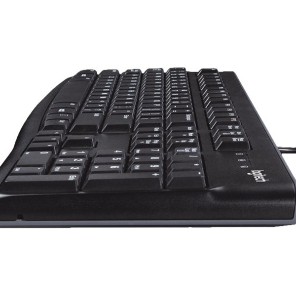 Logitech | Desktop MK120 | Wired keyboard | USB | Mouse included | US | Black