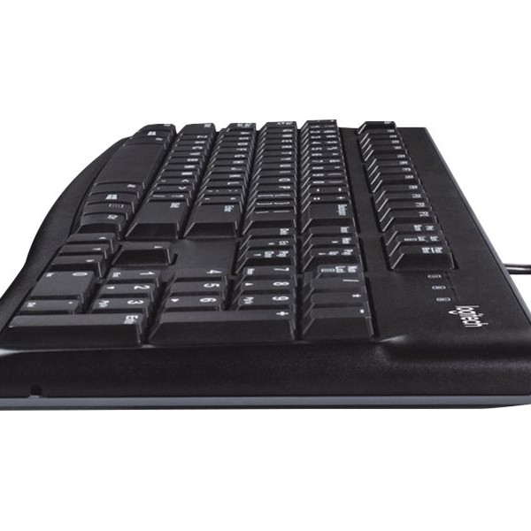 Logitech | Desktop MK120 | Wired keyboard | USB | Mouse included | US | Black