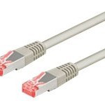Patch kabelis | 50889 CAT 6 S/FTP | PVC AWG 28/7 | Kabeļa garums: 5 m | Pelēks