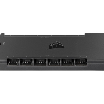Corsair | iCUE COMMANDER CORE XT Smart RGB apgaismojuma un ventilatora ātruma kontrolieris | Melns