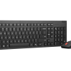 Lenovo Essential Wireless Combo Keyboard & Mouse Gen2 | Tastatūra un pele komplekts | Bezvadu | Pele iekļauta | Igaunietis | Melna