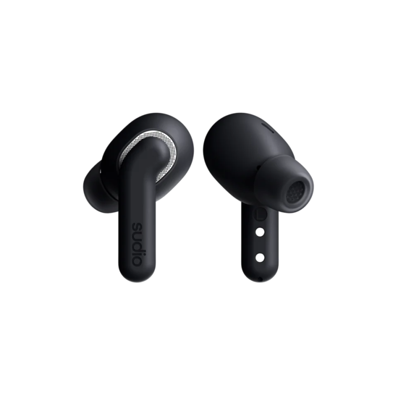 Sudio Earbuds | E4 Pro | Bluetooth | In-ear | Mikrofons | Midnight Black | Aktīvā trokšņu slāpēšana | Trokšņu samazināšana | Bezvadu