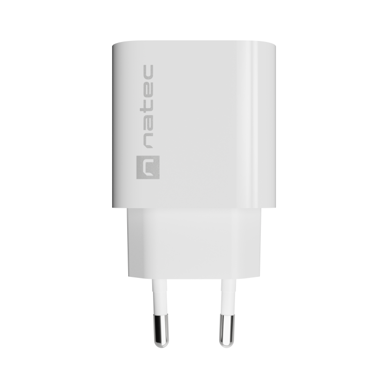 Natec Ribera USB Charger 1X USB-A 18W, White