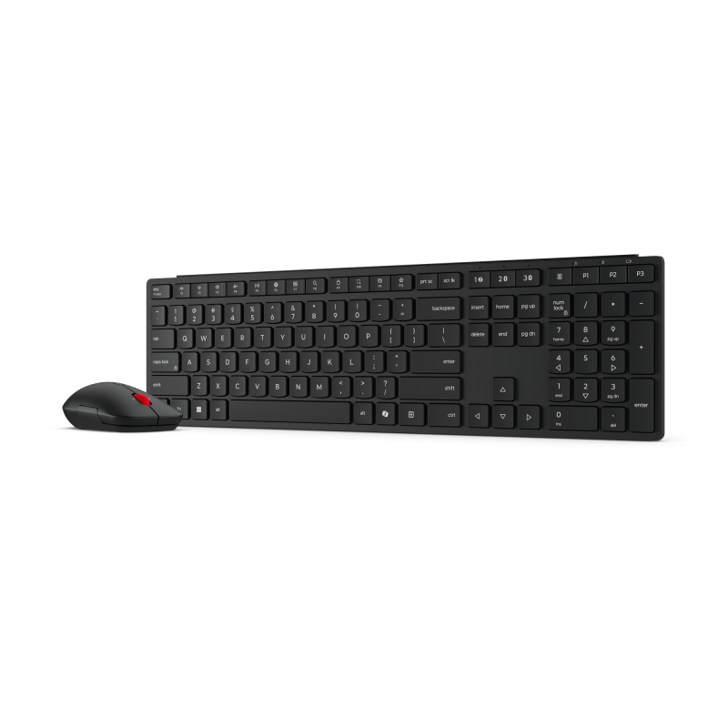Lenovo | Multi-Mode Pro 6000 | Keyboard and Mouse Set | Wireless | Mouse included | Bluetooth | Estonian | Eclipse Black