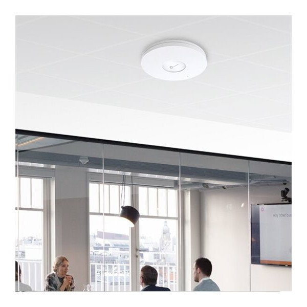 TP-LINK | AX1800 iekštelpu WiFi 6 piekļuves punkts | EAP610 | 802.11ax | 2,4 GHz/5 GHz | 1201 Mbit/s | N/A Mbit/s | Ethernet LAN (RJ-45) porti 1 | MU-MIMO Jā | PoE in | Antenas tips Iekšējā Omni