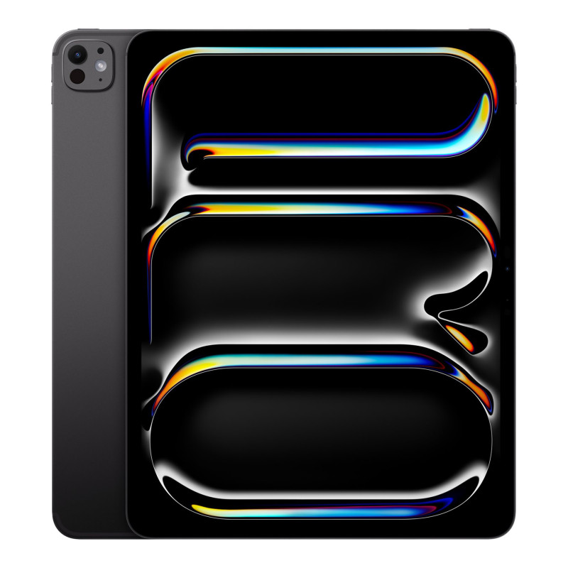 Apple | iPad Pro | 13 " | Space Black | OLED, Ultra Retina XDR | 2752 x 2064 pixels | Apple M5 | 12 GB | 256 GB | Wi-Fi | Front camera | 12 MP | Rear camera | 12 MP | Bluetooth | 6 | iPadOS | USB-C charging cable