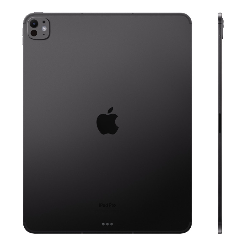 Apple | iPad Pro | 13 " | Space Black | OLED, Ultra Retina XDR | 2752 x 2064 pixels | Apple M5 | 12 GB | 256 GB | Wi-Fi | Front camera | 12 MP | Rear camera | 12 MP | Bluetooth | 6 | iPadOS | USB-C charging cable