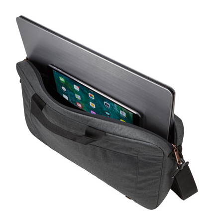 Case Logic | Era Attaché | Fits up to size 15.6 " | Messenger - Briefcase | Obsidian | Shoulder strap