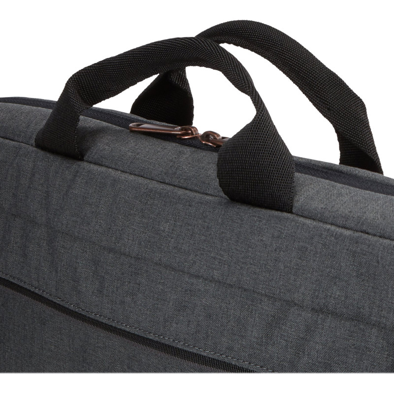 Case Logic | Era Attaché | Fits up to size 15.6 " | Messenger - Briefcase | Obsidian | Shoulder strap