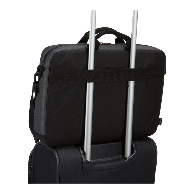 Case Logic | Era Attaché | Fits up to size 15.6 " | Messenger - Briefcase | Obsidian | Shoulder strap