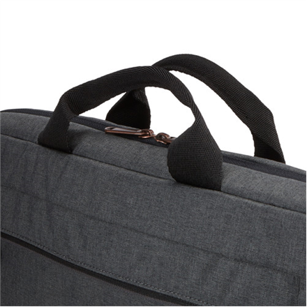Case Logic | Era Attaché | Fits up to size 15.6 " | Messenger - Briefcase | Obsidian | Shoulder strap