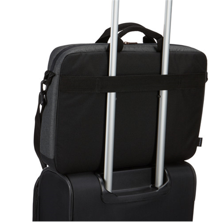 Case Logic | Era Attaché | Fits up to size 15.6 " | Messenger - Briefcase | Obsidian | Shoulder strap
