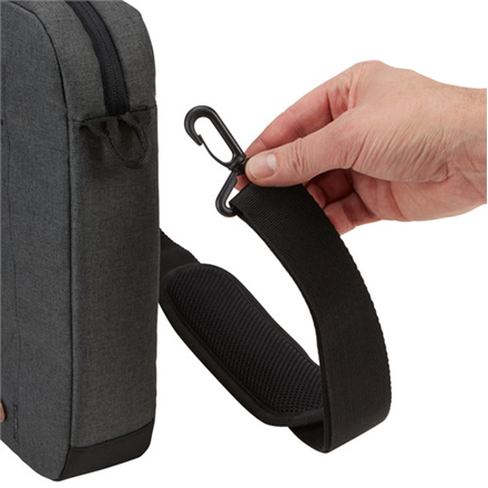 Case Logic | Era Attaché | Fits up to size 15.6 " | Messenger - Briefcase | Obsidian | Shoulder strap