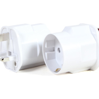 Cablexpert AC barošanas adapteris, EU Schuko ligzda uz UK spraudni, 13 A | A-AC-EUFUKM-01 | Barošanas adapteris
