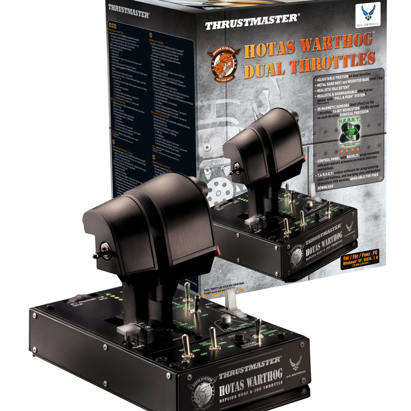 Thrustmaster | Hotas Warthog Dual Throttles | Melns