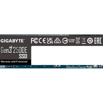 Gigabyte SSD | G325E500G | 500 GB | SSD saskarne PCIe 3.0 x4, NVMe 1.3 | Lasīšanas ātrums 2300 MB/s | Rakstīšanas ātrums 1500 MB/s