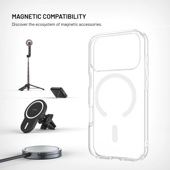 Fixed MagPure | Aizmugures vāciņš | Xiaomi | 17 | TPU/PC | Caurspīdīgs