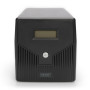 Digitus | Line-Interactive UPS | Line-Interactive UPS DN-170075, 1500VA, 900W, 2x 12V/9Ah battery, 4x CEE 7/7 outlet, 2x RJ45, 1x USB 2.0 type B, 1x RS232, LCD, Simulated Sine Wave, 380x158x198mm, 10.1kg | 1500 VA | 900 W