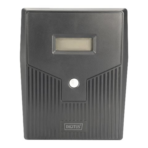 Digitus | Line-Interactive UPS | Line-Interactive UPS DN-170075, 1500VA, 900W, 2x 12V/9Ah battery, 4x CEE 7/7 outlet, 2x RJ45, 1x USB 2.0 type B, 1x RS232, LCD, Simulated Sine Wave, 380x158x198mm, 10.1kg | 1500 VA | 900 W