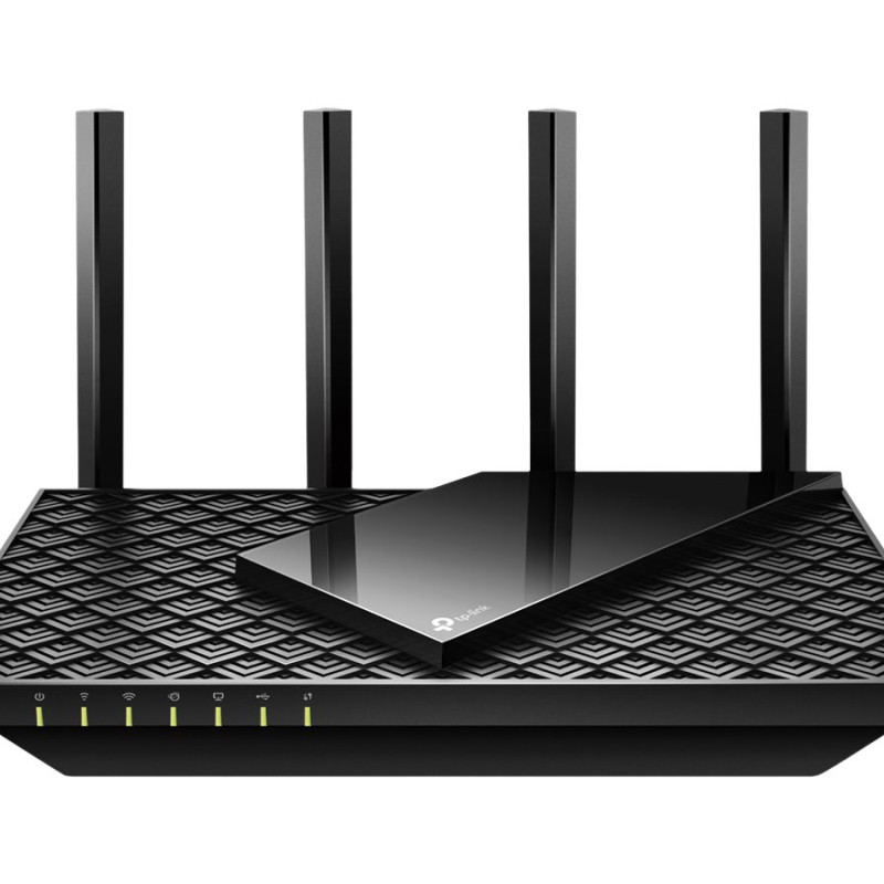 TP-LINK | Archer AX73 | 802.11ax | 4804+574 Mbit/s | 10/100/1000 Mbit/s | Ethernet LAN (RJ-45) pieslēgvietas 4 | Mesh atbalsts Nē | MU-MIMO Jā | Nav mobilo datu | Antenu tips 6x ārējās | 1× USB 3.0