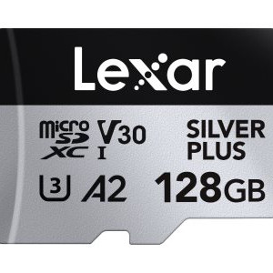 Lexar SILVER PLUS | 128 GB | microSDXC | Flash atmiņa klase 10