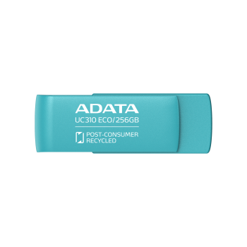 ADATA | USB zibatmiņa | UC310 ECO | 256 GB | USB 3.2 Gen1 | Zaļa