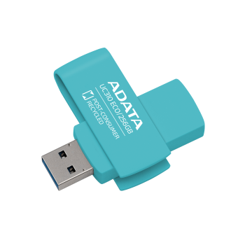 ADATA | USB zibatmiņa | UC310 ECO | 256 GB | USB 3.2 Gen1 | Zaļa