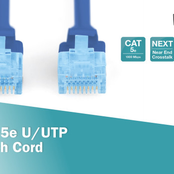 Digitus | Komunācijas kabelis | CAT 5e U-UTP, PVC AWG 26/7, 1 m
