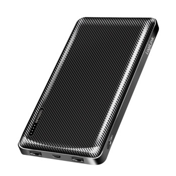 Logilink Power bank, Li-Po, 2x USB-A, USB-C | PA0316 | 10000 mAh | Melns