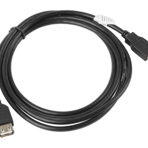 Lanberg | USB-A 2.0 Cable 1.8 m | CA-USBE-10CC-0018-BK | USB Type-A to USB Type-A