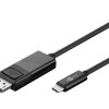 Goobay | USB-C–DisplayPort adaptera kabelis (4K 60 Hz) | 79295 | USB-C spraudnis | DisplayPort spraudnis | USB-C uz DP | 1.2 m