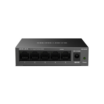 Mercusys 5-Port Gigabit galddatora slēdzis | MS105GS | Nevadāms | Galddatora | Gigabit Ethernet (vara) portu skaits 5