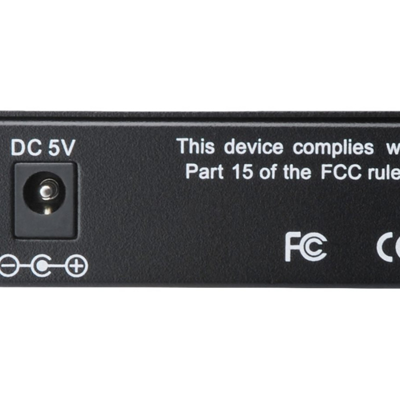 Digitus | Fast Ethernet mediju konvertors, multimode SC savienotājs, 1310 nm, līdz 2 km | DN-82020-1 | SC duplex | 10/100M RJ45 ports