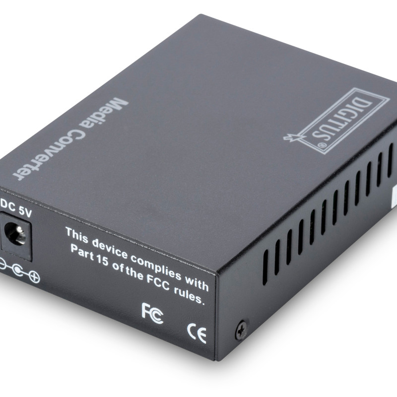 Digitus | Fast Ethernet mediju konvertors, multimode SC savienotājs, 1310 nm, līdz 2 km | DN-82020-1 | SC duplex | 10/100M RJ45 ports