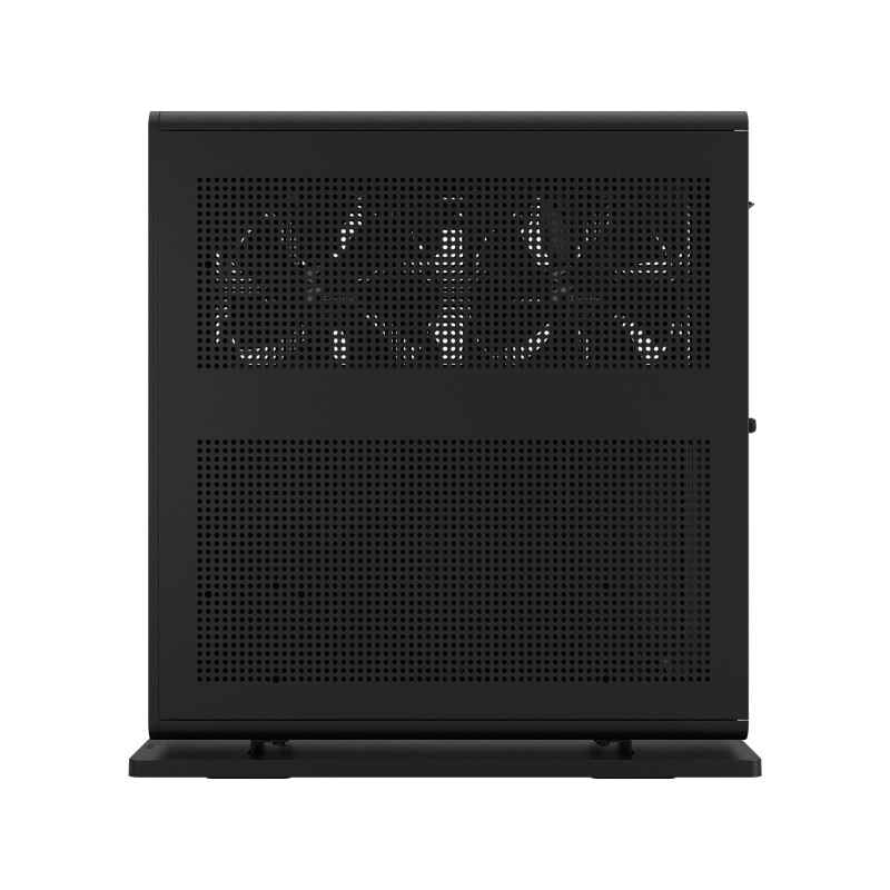 Fractal Design Ridge melns mITX | Fractal Design | Ridge | FD-C-RID1N-01 | sānu logs | melns | Mini ITX | SFX, SFX-L