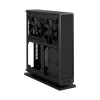 Fractal Design Ridge melns mITX | Fractal Design | Ridge | FD-C-RID1N-01 | sānu logs | melns | Mini ITX | SFX, SFX-L