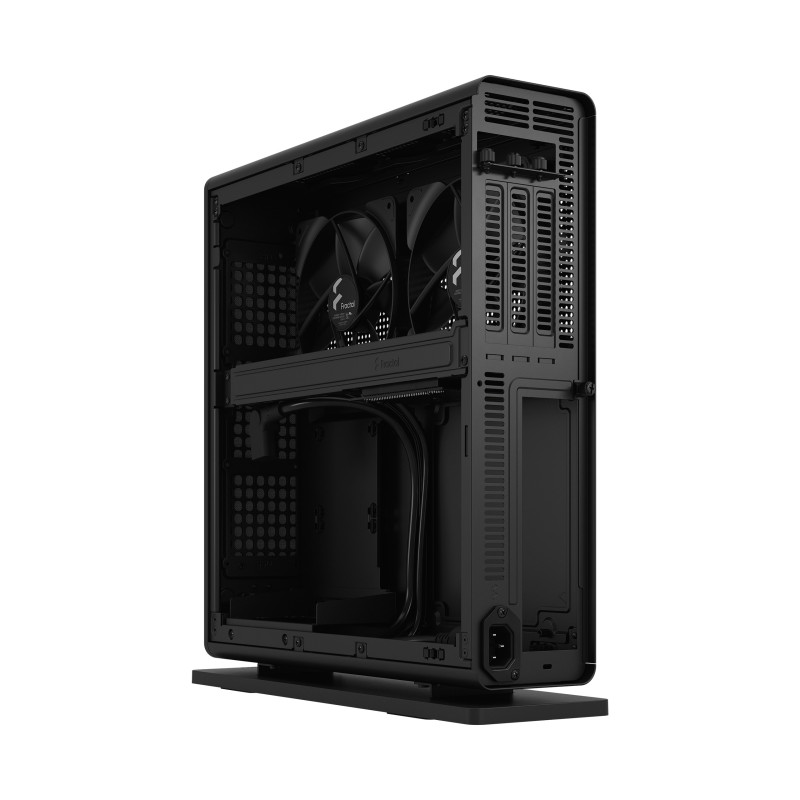 Fractal Design Ridge melns mITX | Fractal Design | Ridge | FD-C-RID1N-01 | sānu logs | melns | Mini ITX | SFX, SFX-L