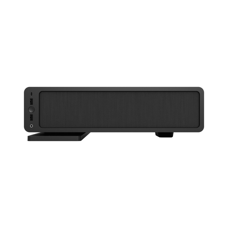 Fractal Design Ridge melns mITX | Fractal Design | Ridge | FD-C-RID1N-01 | sānu logs | melns | Mini ITX | SFX, SFX-L