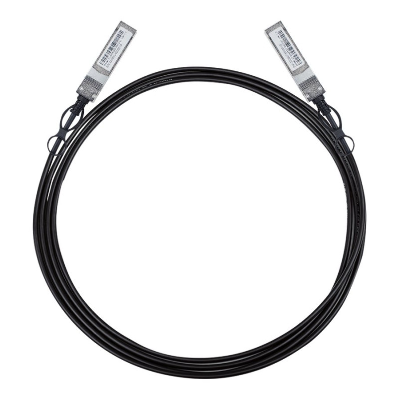 TP-LINK | 10G SFP+ Direct Attach Cable | TL-SM5220-3M | SFP+ | 10000 Mbit/s | Maksimālais pārraides attālums 3 m | 0–70 ℃