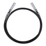 TP-LINK | 10G SFP+ Direct Attach Cable | TL-SM5220-3M | SFP+ | 10000 Mbit/s | Maksimālais pārraides attālums 3 m | 0–70 ℃