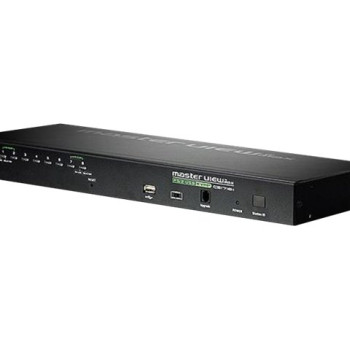 Aten | 8 portu PS/2‑USB VGA KVM slēdzis ar daisy‑chain portu un USB perifērijas atbalstu | CS1708A