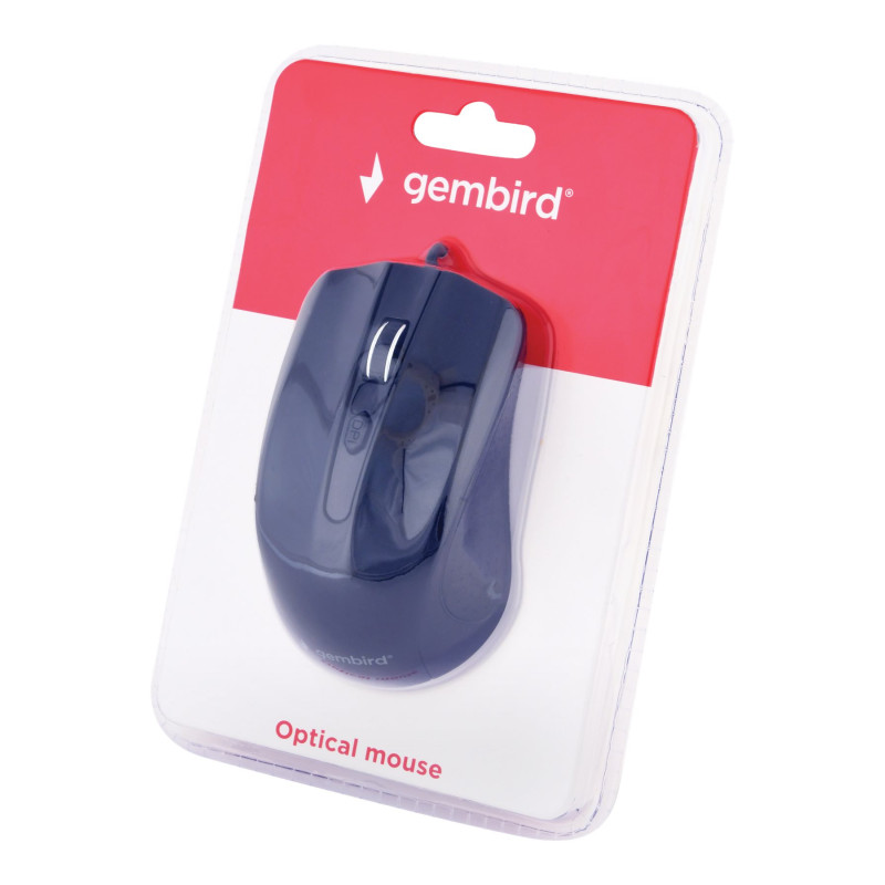 Gembird | MUS-4B-01 | Optiskā pele | USB | Melna