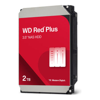 Western Digital | Red Plus NAS cietais disks | WD20EFPX | 5400 RPM | 2000 GB