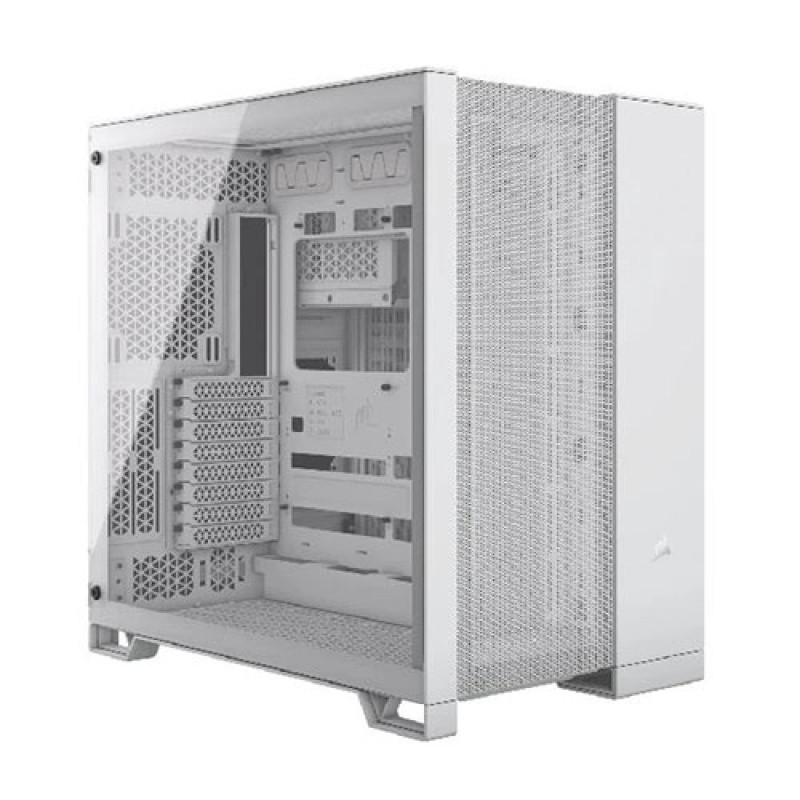 Corsair Dual Chamber PC korpuss | 2500X | Balts | Mid Tower | Micro-ATX