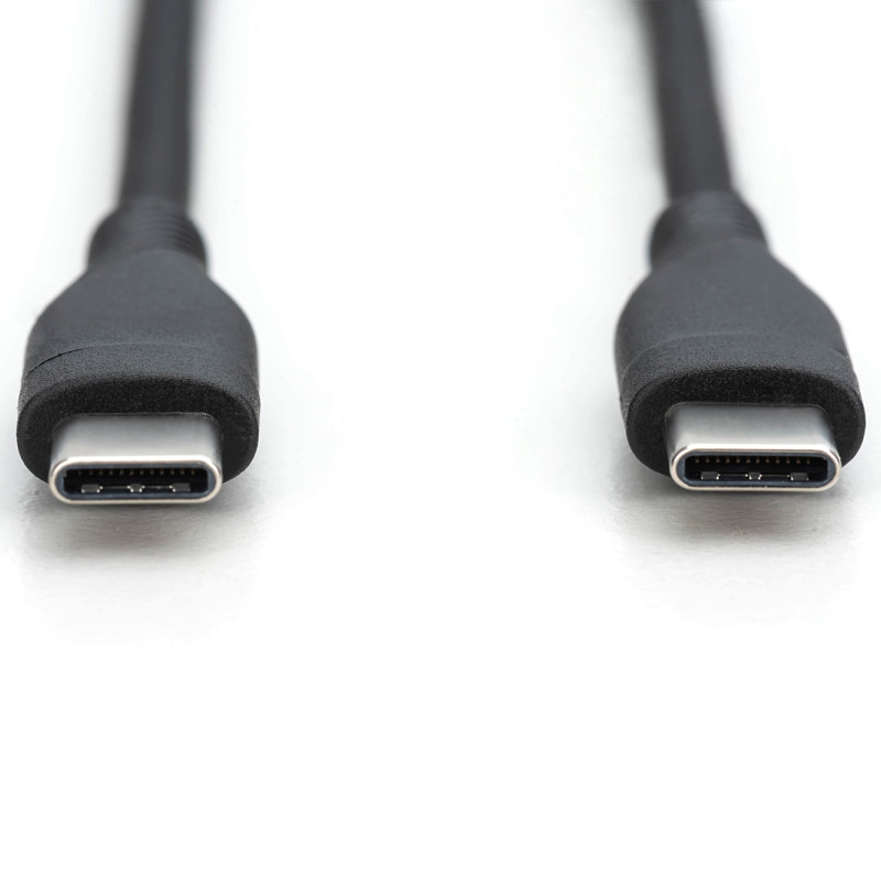 Digitus | Silicone connection cable, 0.5 m | AK-300341-005-S | USB-C to USB-C