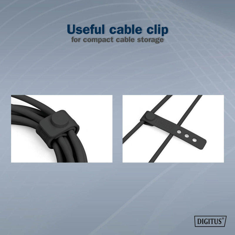 Digitus | Silicone connection cable, 0.5 m | AK-300341-005-S | USB-C to USB-C