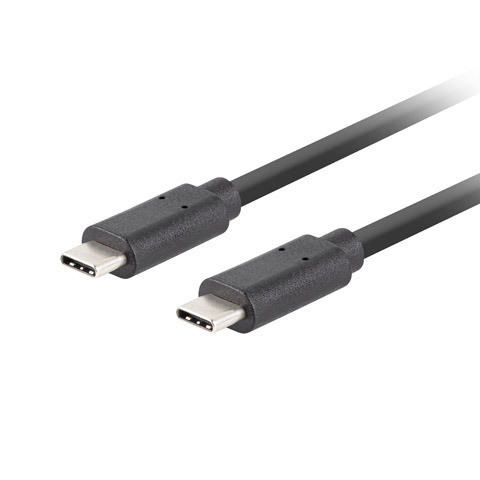 Lanberg | USB-C 3.1 Gen 2 kabelis, 10GB/s PD100W, 1.8 m | CA-CMCM-32CU-0018-BK | USB Type-C uz USB Type-C