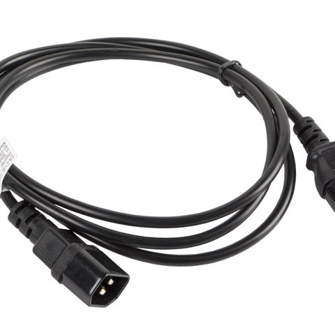 Lanberg | IEC 320 C13 uz C14 kabelis | CA-C13E-10CC-0018-BK